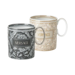Versace Barocco Haze beige Set Of 2 Mugs With Handle