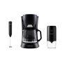 Mellerware 3 Piece - Milk Frother Coffee Grinder Coffee Maker Drip Filter