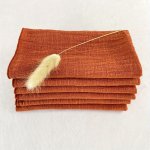 12-PACK Premium Solid Bamboo Cotton Napkins Set - Soft & Durable For Wedding Restaurant And Home Decor - Elegant Table Accent Fo