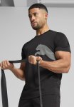 Puma M Tad Big Logo Tee - Black