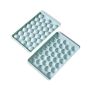 2PACK Silicone Ice Cube Tray With Lid Round Ice Trays For Freezer With Lid