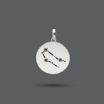 Zodiac Sterling Silver Star Constellation Pendant