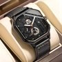 Black Technology Watch Men's Advanced Sense New Concept Trend Sports Ideal Choice For Gifts