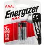 Energizer Max Aaa Battery 2 Pack MOQ20 E300577401
