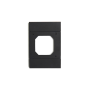 Acconet IoT 4x2 Smart Wall Switch Adapter Plate Black | AC-IOT-BP-B