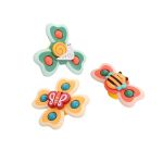 3 Pieces Baby Suction Toys Suction Spinner Toys Spinning Toys For Toddlers