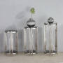 3 Piece Silver Display Stands For Home Living