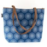 Shwe Square Tote Bag - Indigo