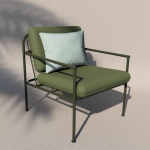 Outdoor Akaya Lounge Chair - Palm Colourway