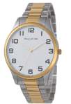 Gents Two-tone Metal Strap White Dial Watch