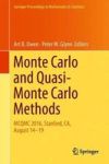 Monte Carlo And Quasi-monte Carlo Methods - Mcqmc 2016 Stanford Ca August 14-19 Hardcover 1ST Ed. 2018