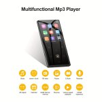32GB Portable Digital Lossless Music MP3 Player With 2.4-INCH Screen Built-in Speaker 24 Languages Recorder Fm Radio E-book Stop
