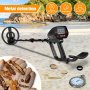 1PC Handheld Metal Detector For Adults High Sensitivity 7.0KHZ Frequency Detects Coins And Larger Objects Up To 91.44 Cm Deep