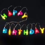 Kikkerland Happy Birthday" String Lights