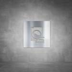 Washing Room Sign - Brushed Stainless Steel