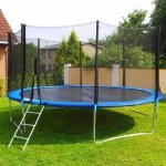 14FT Outdoor Trampoline With Enclosure Safety Net