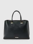 Kate Laptop Metal Detail Tote Bag - 0 Black