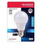 Eurolux LED A60 Classic Day night Sensor 6W E27 Cw