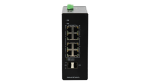 10-PORT Managed Gigabit Industrial Ethernet Switch 8X RJ45 2X Sfp