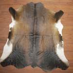 B Grade Nguni Hide 565 Tricolour XL - Extra Large Tricolour Panelled