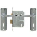 Yale Mortice Lockset 3 Lever Chrome