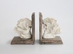 Pair Natural Coral Bookends 17X14CM