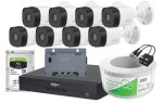 Dahua 8 Ch Xvr Kit With 8 X Bullet Cameras