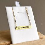 Kadie Personalized Bar Name Necklace Stainless Steel Silver Gold Or Rose Gold Ready In 3 Days