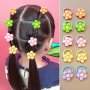 10PCS Girls Hair Ties Cute Flower Decor Hair Rope Hair Accessories Christmas Gift