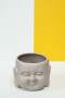 Buddha Head Pot Cover - Beige