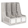 Magazine Holder 265 250 295MM Grey 3 Divider