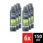 Dove Men+care Extra Fresh Antiperspirant Deodorant Body Spray 6X150ML