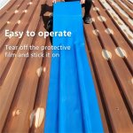 Industrial-grade Waterproof Tape For Metal Roofs - Rust Prevention Leak-proof Sealant Strip 9.98CM X 4.98METER