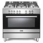 ELBA 01-9CX827N1 Classic Gas Electric Cooker 90CM Stainless Steel