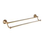 B Series - Brass Double Towel Rail
