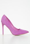 Plum Nellie Stiletto Court Heel - Purple