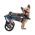 Virbraroo Dog Wheelchair For Back Legs With Upgraded All-terrain Tires & Durable Bearings Adjustable Dog Wheelchair For 9"-13.7"