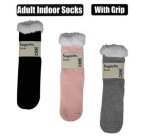 Socks Indoor W grip Adult Plain