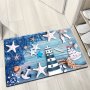 1pc Flannel Toilet Mat Absorbent Foot Pad Near Bathtub For Bedroom Living Room Tea Table Balcony Floating Window Entryway Kitchen Home Decor