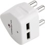 Volkano Current Series Double USB Wall Charger With 3 Pin Plug