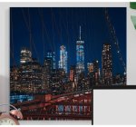 Cityscape Wall Art Brooklyn Bridge View