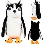 Randimals Plush Toy Stuffed Animal Mix - Penguin & Husky Dog Hybrid Stuffed Animals For Girls & Boys - Huggable & Soft Animal Ch