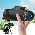 Professional High List Telescope Powerful High Power Long Range Monocular With Phone Clip And Tripod For Outdoor Camping Bird Wa