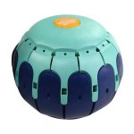 Kids Outdoor Ufo Flat Throw Disc Ball Frisbee Toy With LED Light - Blue