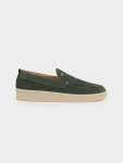 William Leather Slip On - Olive - Olive 10