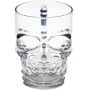 Skull Face Glass Beer Mug With Handles