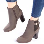 Madison Joey Ankle Boot - Taupe - 8