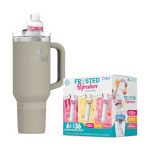 Cirkul 40OZ Stainless Steel Insulated Tumbler Bundle In Ranger- Includes Flavor Cartridge Drink Mix Variety Pack Zero Calories N