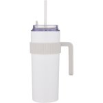 Clicks Stainless Steel Water Cup With Straw White 600ML