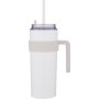 Clicks Stainless Steel Water Cup With Straw White 600ML